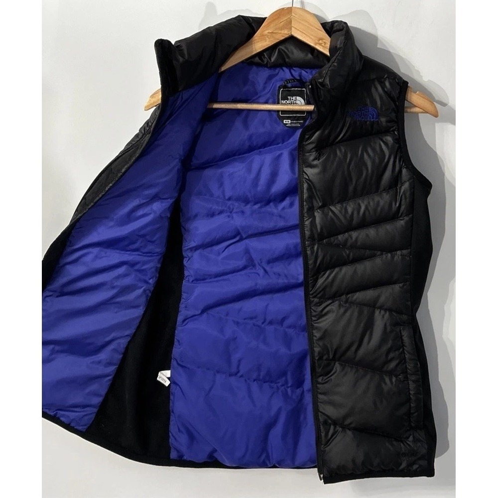 Women's The North Face 600 Puffer Vest Stretch Panels Sz M Black